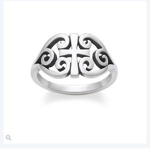 James Avery Scroll Cross Ring